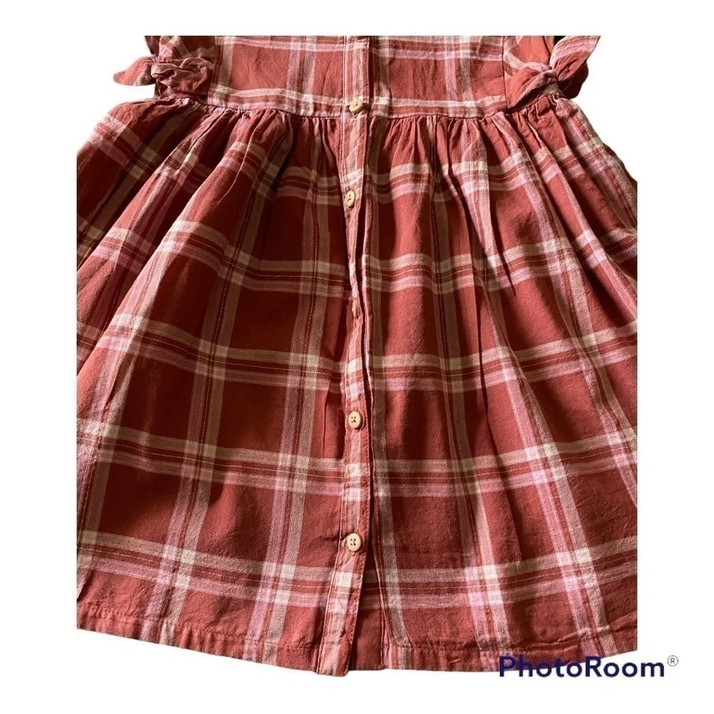 OSH KOSH BGOSH-BUTTON FRONT DRESS-SIZE 4T